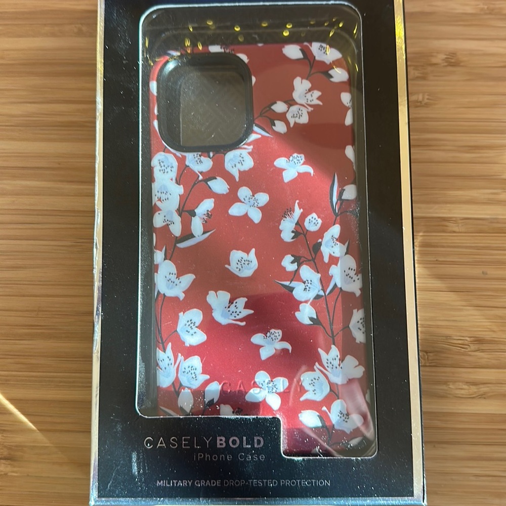 NIB /NWT iPhone 12 case by Casely, bold protection.